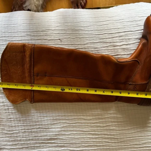 Dingo Leather and Faux Shearling Knee Boots - Picture 6 of 15